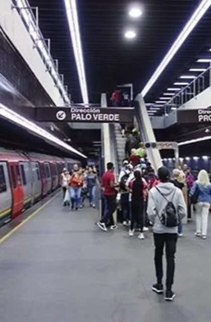 metro station caracas criollo travel venezuela